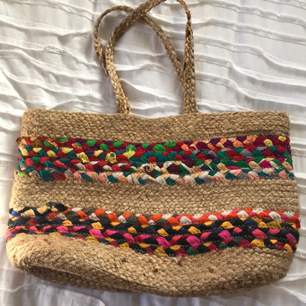 Jute tote bag - NWOT!